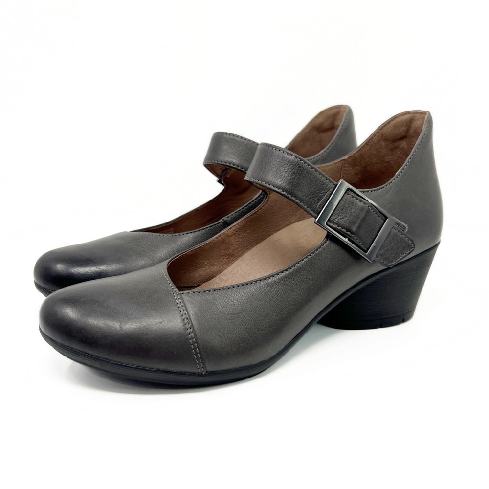 Dansko Roxanne Burnished Leather Mary Jane Heel Shoes NEW Size 41 US 10.5-11